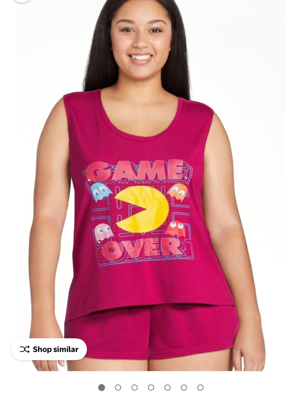 NWT PAC-Man women’s PJ set with socks